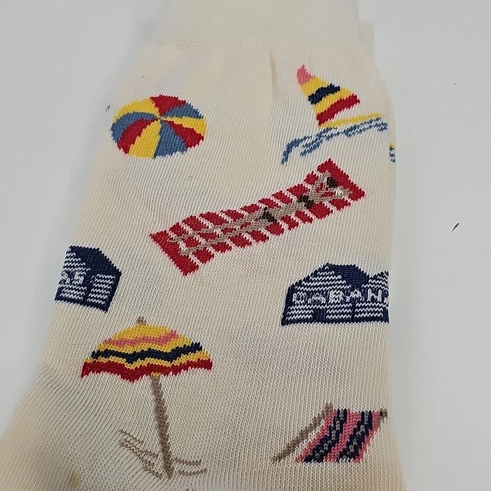 Vtg Hot Sox Summer Themed Socks, Lot‎ Of 3 *READ Description*